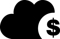 Cloud With Dollar Sign Laser Cut Svg File, Free Vectors File